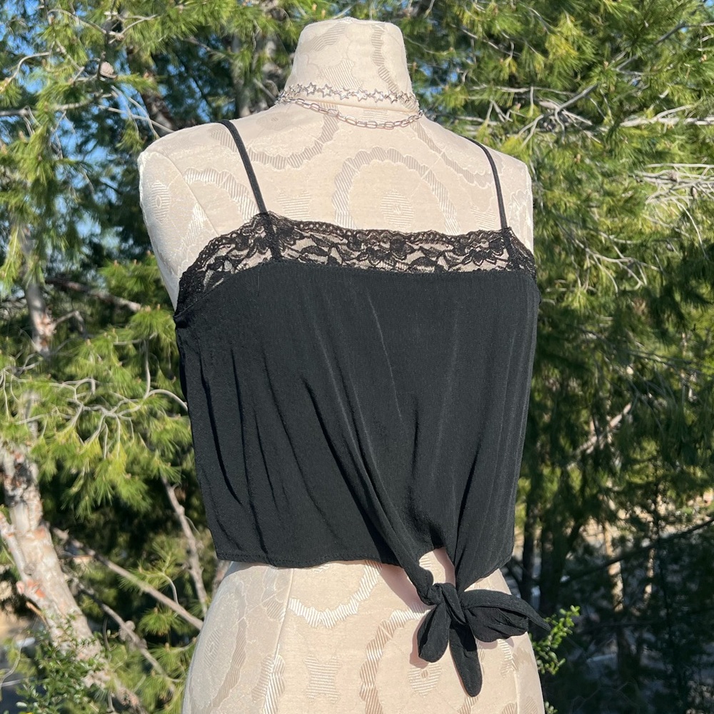 black lace brandy melville top